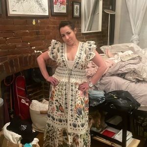 Summer garden maxi dress